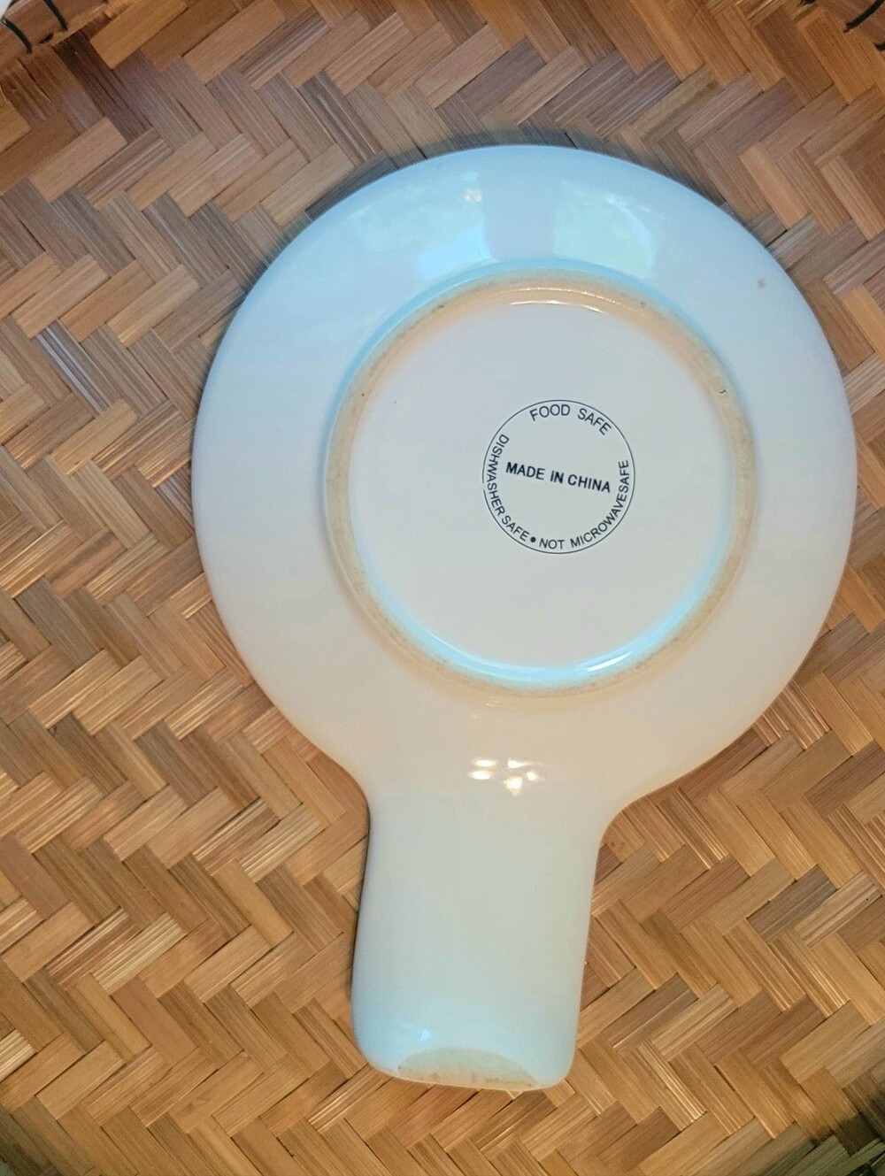 Ceramic Spoon Rest - White - Unbranded